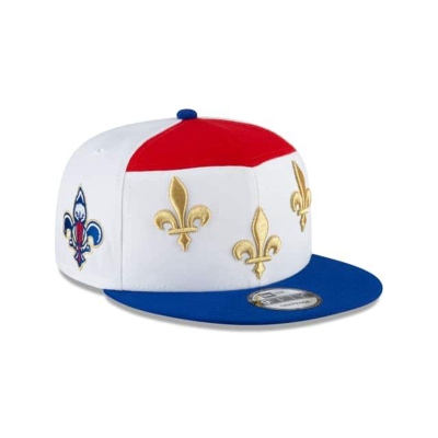 Blue New Orleans Pelicans Hat - New Era NBA City Edition 59FIFTY Fitted Caps USA9326058